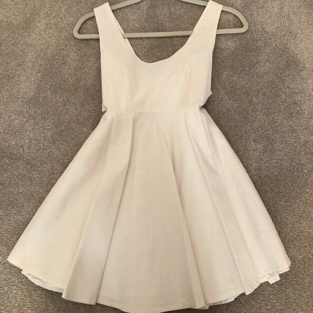 white xenia dress
